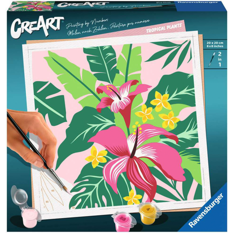 Ravensburger CreArt - Tropical Plants Malen