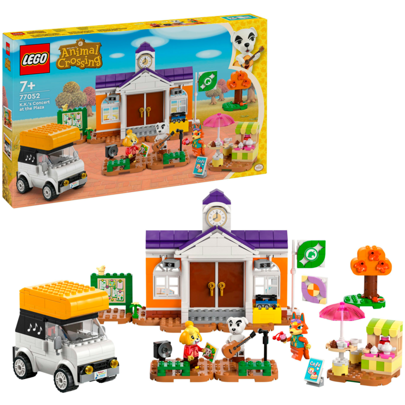 LEGO Animal Crossing K.K. spielt auf dem Festplatz Konstruktionsspielzeug