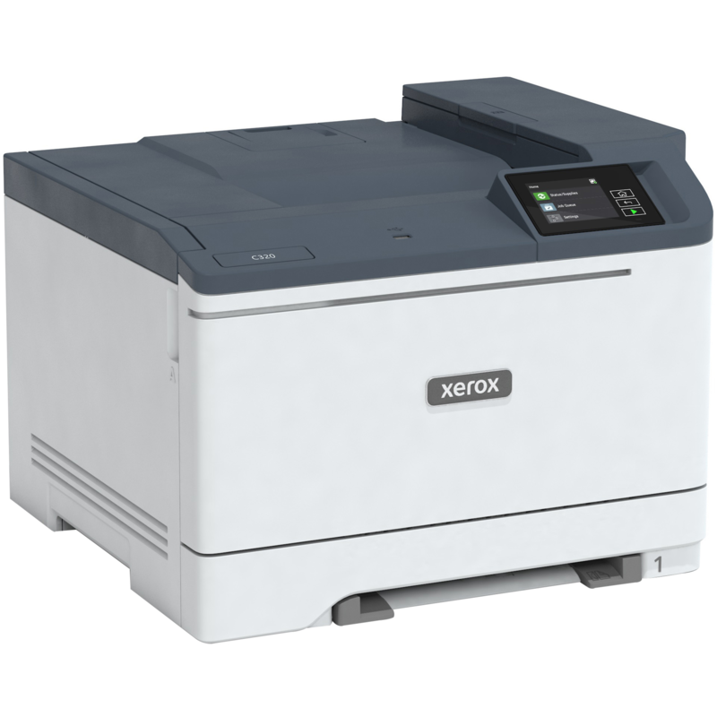 Xerox C320 Farblaserdrucker, grau/blaugrau, USB, LAN, WLAN