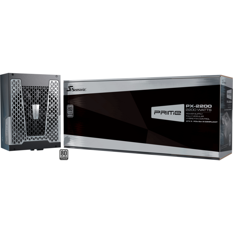 Seasonic PRIME PX-2200 2200W ATX 3.1 PC-Netzteil, 4x 12-Pin High Power GPU, 4 x