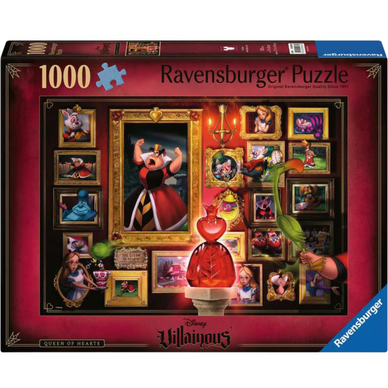 Ravensburger Puzzle Villainous: Queen of Hearts, 1000 Teile