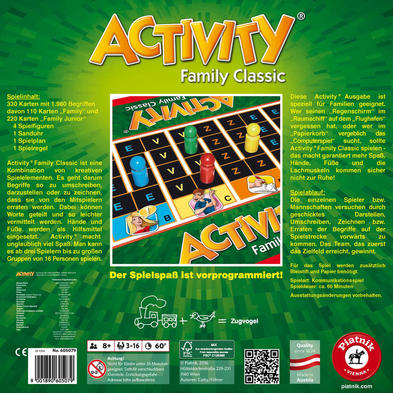Piatnik Activity Family Classic Partyspiel