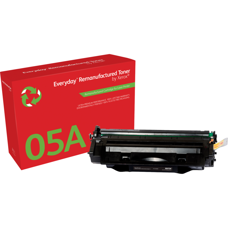 Xerox Everyday Toner schwarz 003R99807, wiederaufbereitet, kompatibel zu HP 05A, Generalüberholt