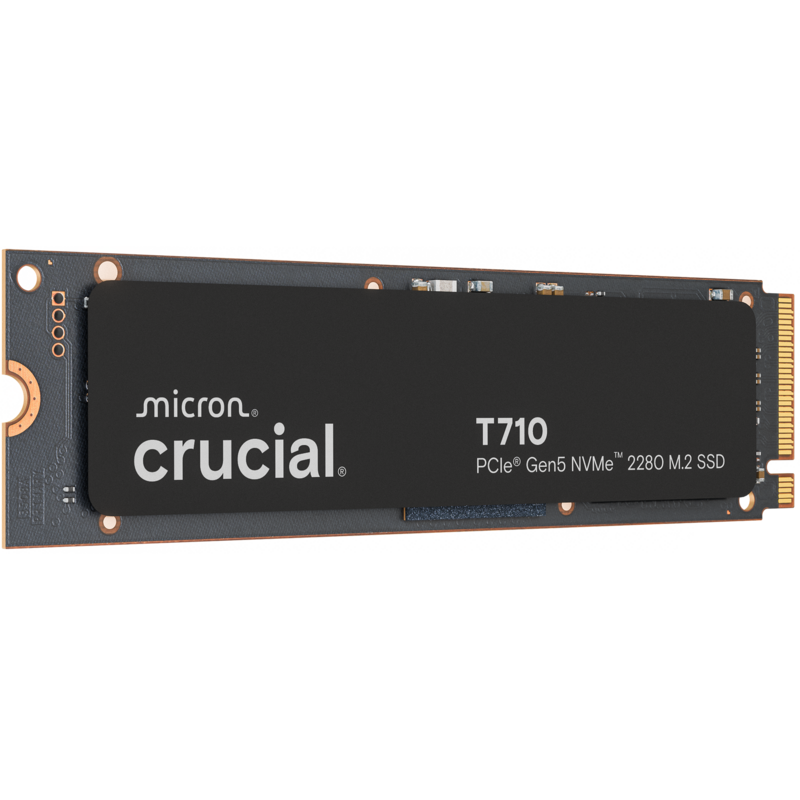 Crucial T710 2 TB SSD, PCIe 5.0 x4, NVMe 2.0, M.2 2280