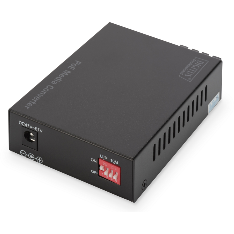 Digitus Gigabit PoE Medienkonverter, RJ45 / SC, SM, PSE