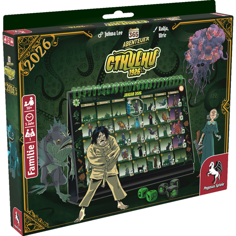 Pegasus 365 Abenteuer - Cthulhu 1926 (Edition 2026) Rätselspiel