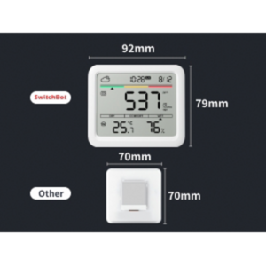 SwitchBot Meter Pro CO2 CO2-Messgerät, weiß