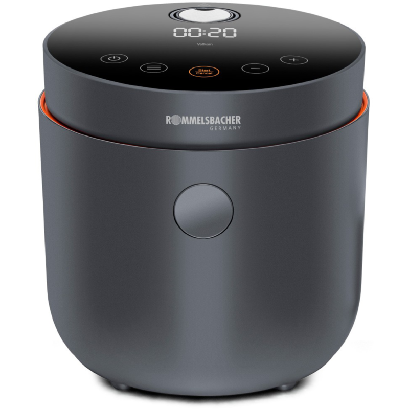 Rommelsbacher Multi-Reiskocher MRK 500 Risa, graphit, 500 Watt, 2 Liter