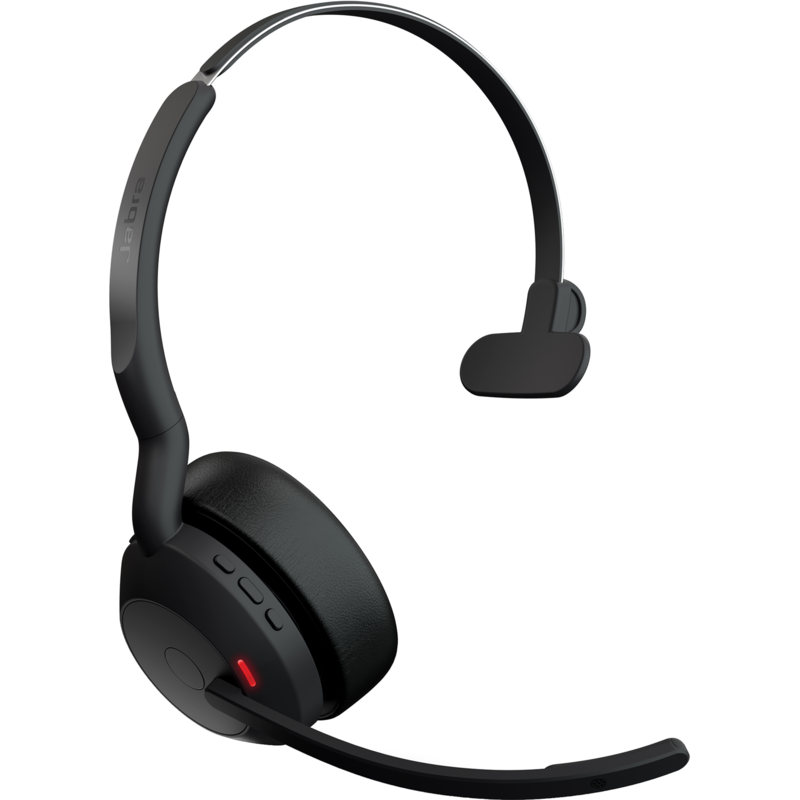 Jabra Evolve2 55 Headset, schwarz, Mono, UC, USB-C, Link380c