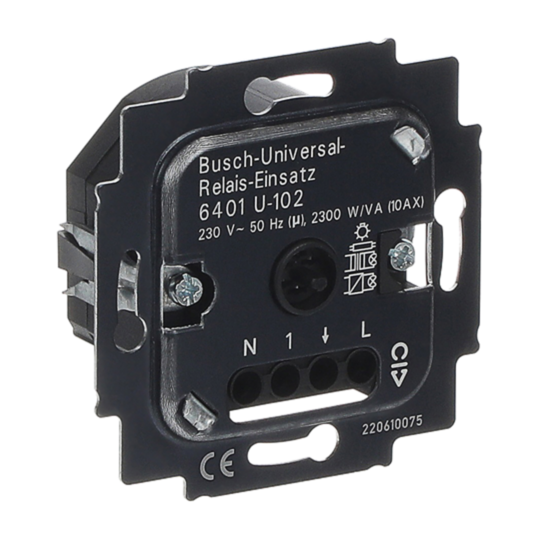 Busch-Jaeger Universal Relais Einsatz Unterputz 230 Volt 2300 Watt Typ 6401