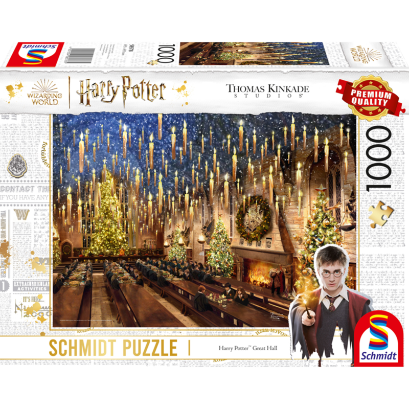 Schmidt Spiele Thomas Kinkade Studios Wizarding World Harry Potter - Great Hall