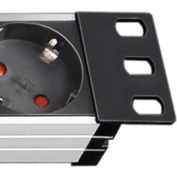 Brennenstuhl Alu-Line 19" Steckdosenleiste 8-fach, mit Schalter