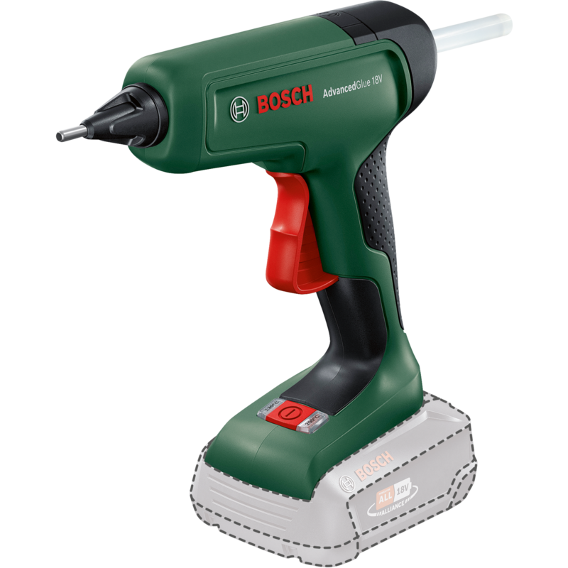 Bosch Heimwerken & Garten Akku-Heißklebepistole AdvancedGlue 18V, grün/schwarz