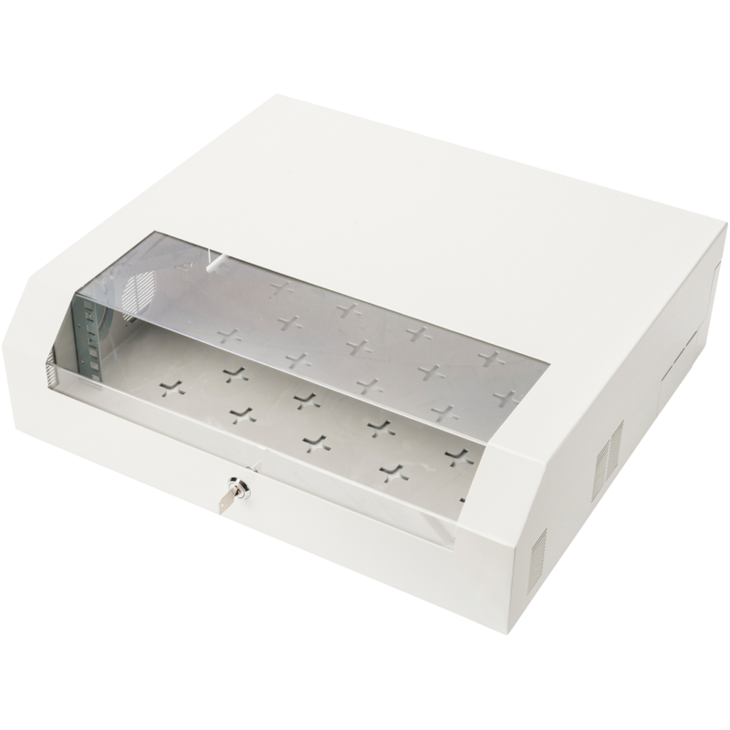 Digitus 483-mm-Wandschrank, SlimLine 5 HE IT-Schrank, grau, 5 Höheneinheiten