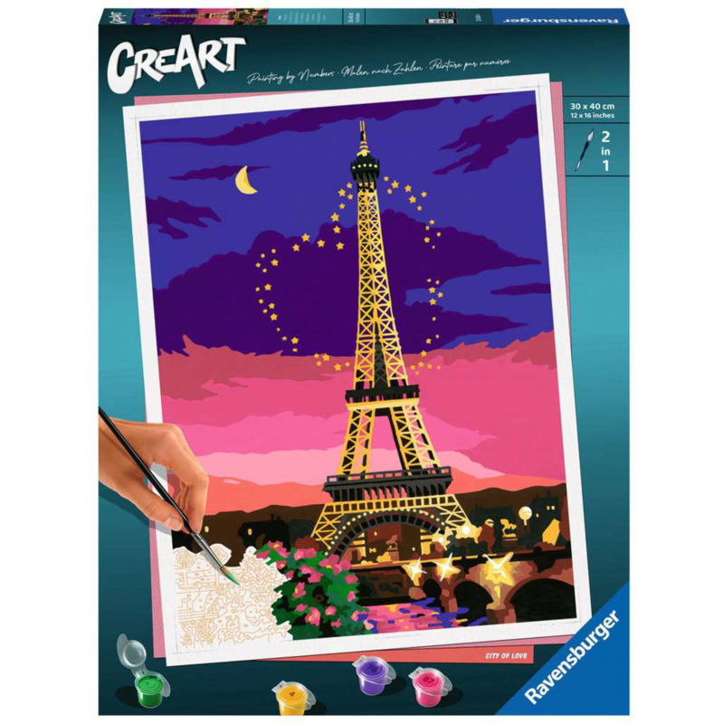 Ravensburger CreArt - City of Love Malen