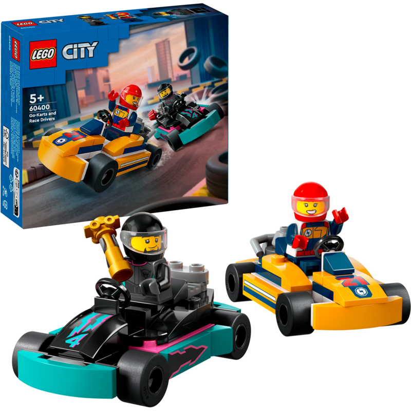 LEGO City Go-Karts mit Rennfahrern Konstruktionsspielzeug