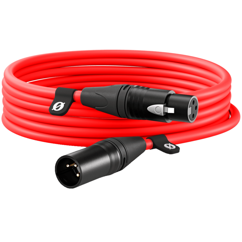 Rode Microphones Premium XLR-Kabel XLR6M-R red, rot, 6 Meter