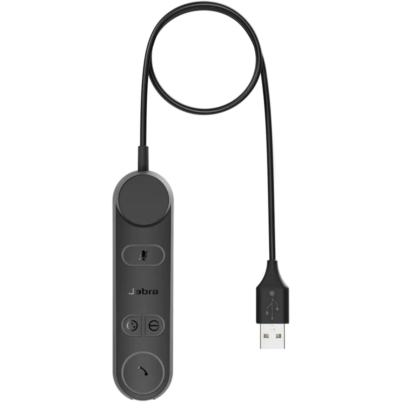 Jabra Engage 50 II Link, USB C/A, UC Headset, schwarz, Steuereinheit