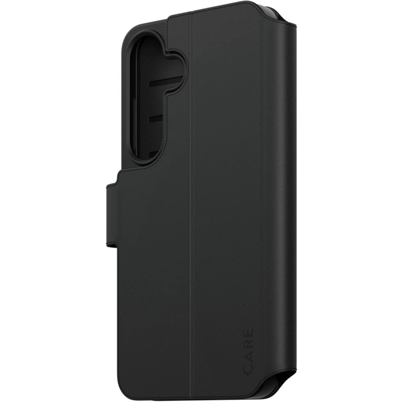 PanzerGlass Wallet Case mit Kickstand Handyhülle, schwarz, Samsung Galaxy S25