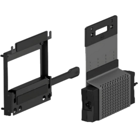 Dell OptiPlex Micro- und Thin Client-VESA-Halterung mit Adapterklammer, schwarz