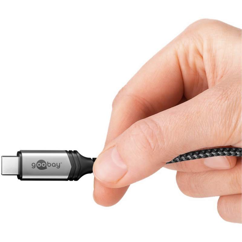 goobay USB4 Gen 3x2 Kabel, USB-C Stecker > USB-C Stecker, 40Gbit/s