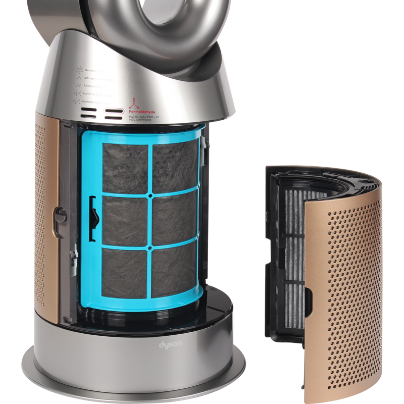 Dyson Hot + Cool Formaldehyde HP09 Luftreiniger, grau/gold
