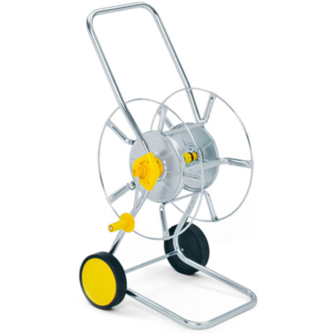 WOLF-Garten Schlauchwagen Maxi de Luxe WS 80 Z, silber/gelb, verzinkt