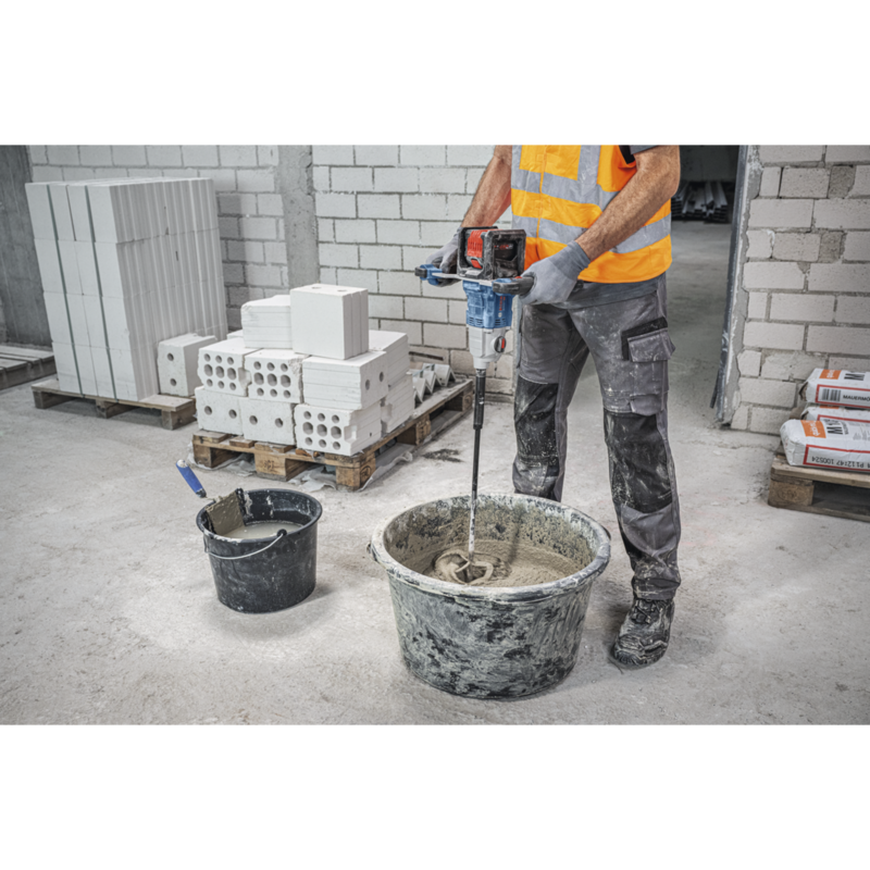 Bosch Professional Akku-Rührwerk GRW 18V-160 Professional, 18Volt, blau/schwarz