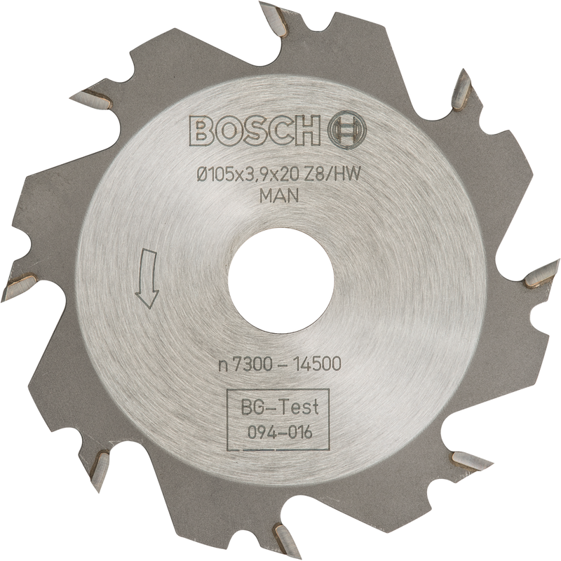 Bosch Professional Schlitzfräser Ø 105mm x 20mm, 8Z Fräser, für