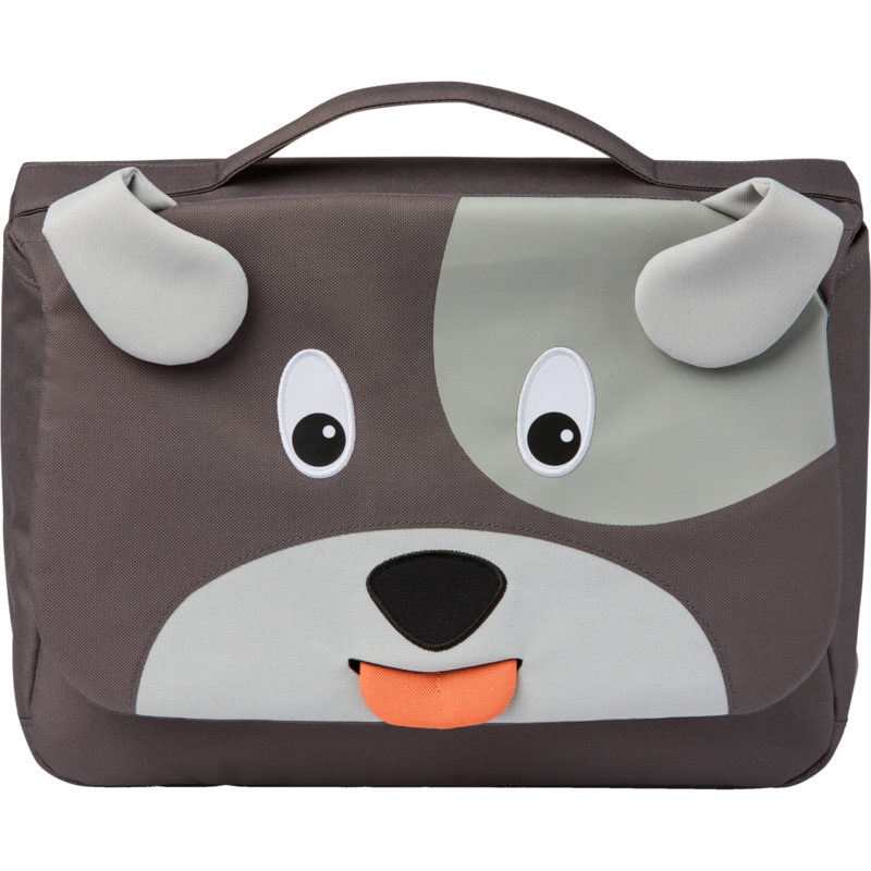 Affenzahn Schultasche Hund Tasche, grau