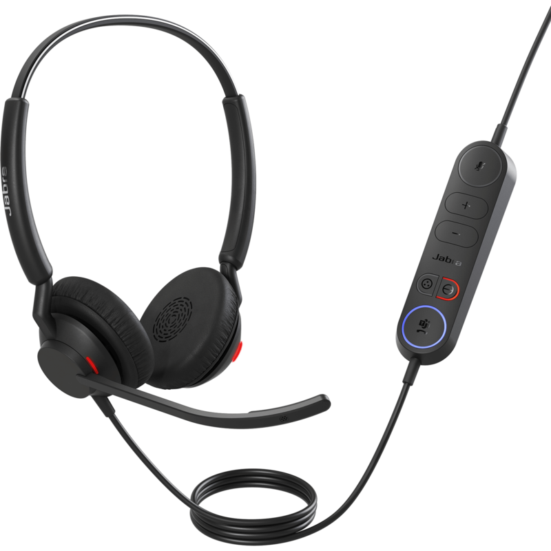 Jabra Engage 40 Link Headset, schwarz, Stereo, MS, USB-A