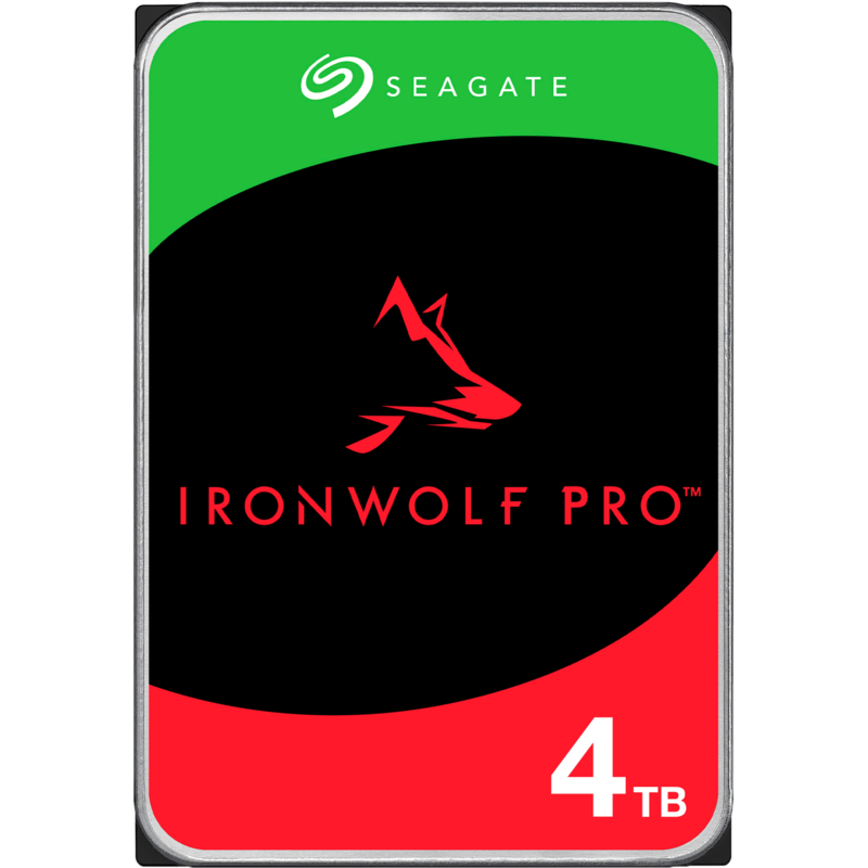Seagate IronWolf Pro NAS 4 TB CMR Festplatte, SATA 6 Gb/s, 3,5"