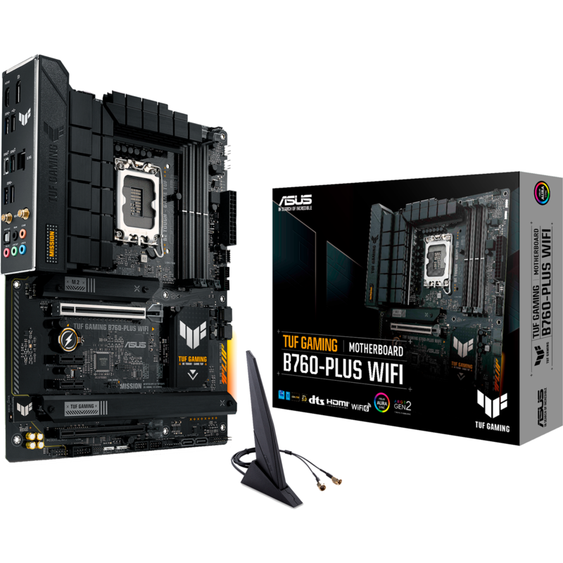 ASUS TUF GAMING B760-PLUS WIFI Mainboard, schwarz