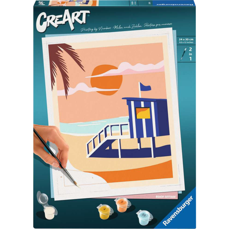 Ravensburger CreArt Beach - Cottage Malen