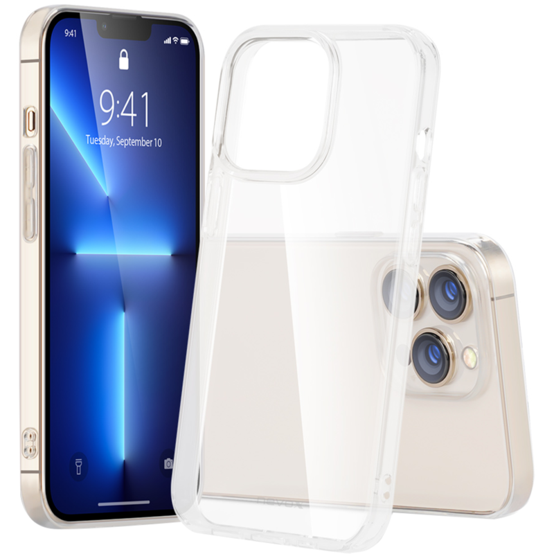 Nevox StyleShell Flex Handyhülle, transparent, iPhone 16 Pro Max