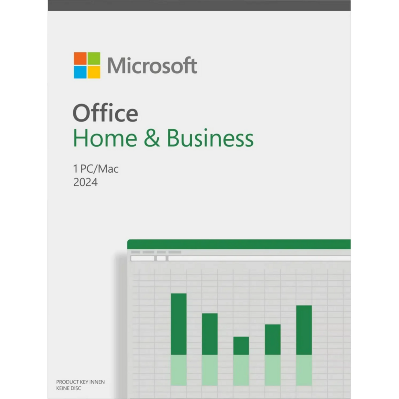 Microsoft Office Home & Business 2024 Software, DE, für PC und MAC