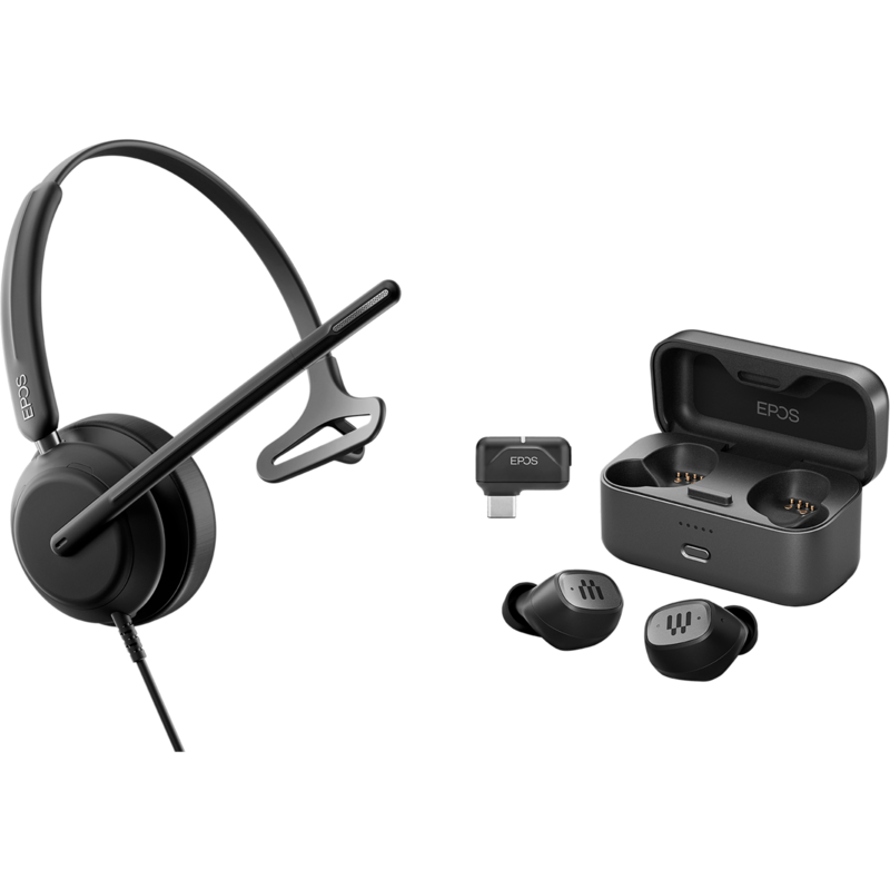 EPOS IMPACT 730T Bundle Headset, Mono, Kopfbügel, inkl. GTW 270 Serie