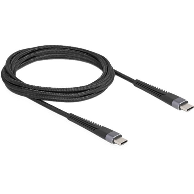 DeLOCK USB 2.0 Kabel, USB-C Stecker > USB-C Stecker mit verlängertem