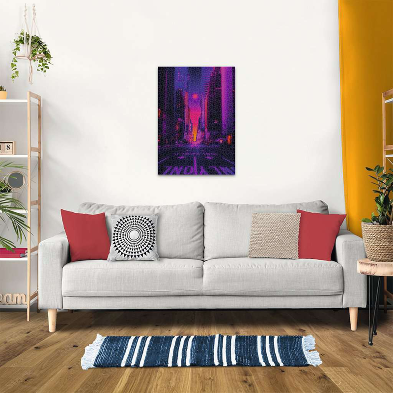 Ravensburger Puzzle New York in Neon, 1000 Teile