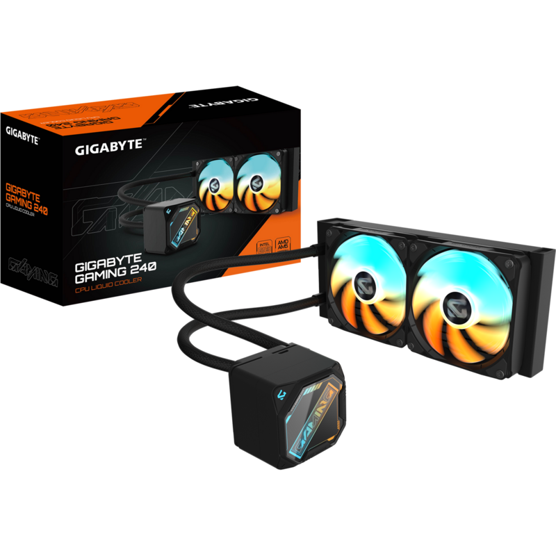 GIGABYTE GAMING 240 Wasserkühlung, schwarz