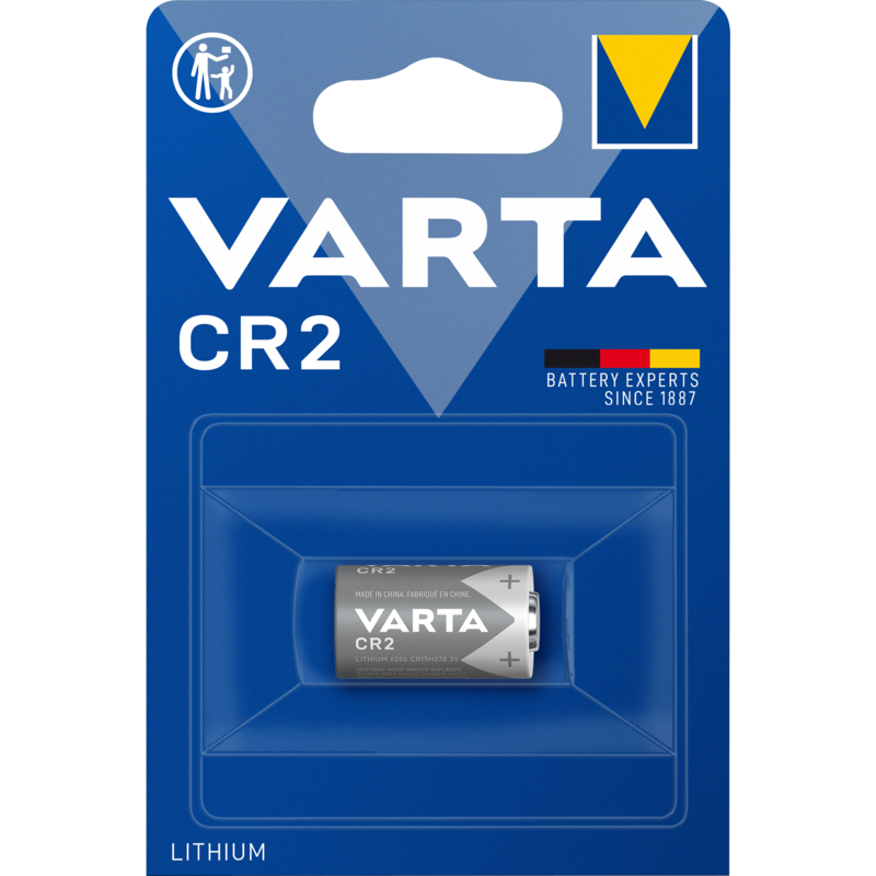 VARTA Lithium Cylindrical Batterie CR2 3V, CR15H270, 1 Stück