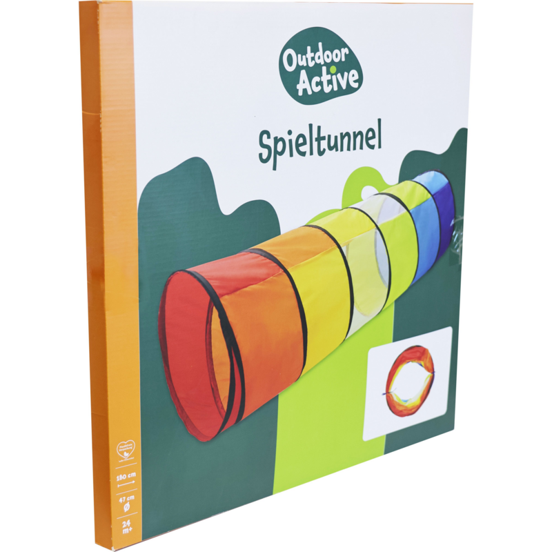 Outdoor active Spieltunnel Durchmesser 47 Zentimeter Länge 180 Zentimeter