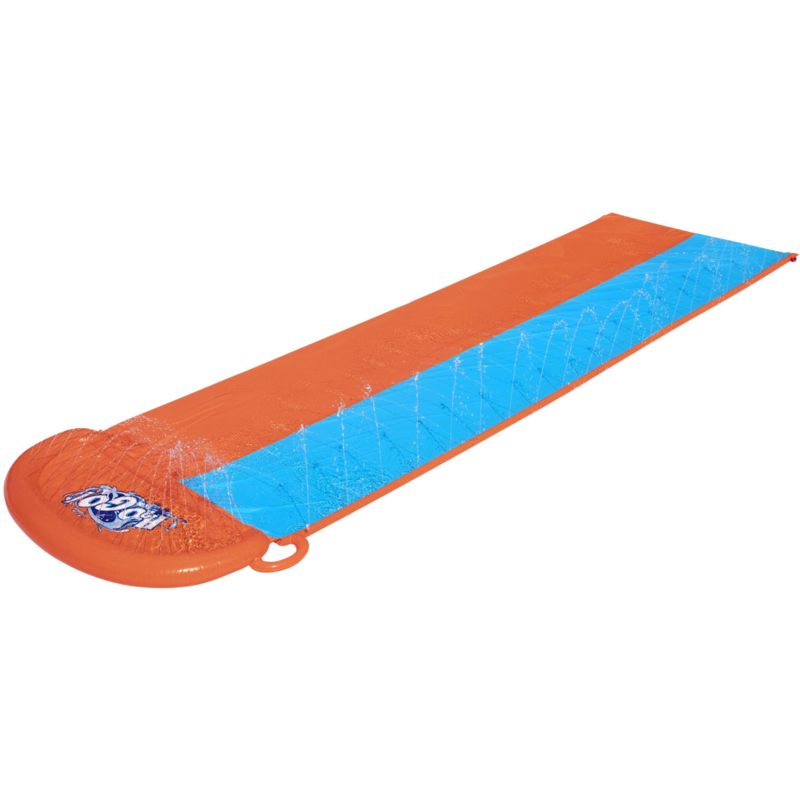 Bestway H2OGO! Doppel-Wasserrutsche Wasserspielzeug, orange/blau, 488 x 138 cm