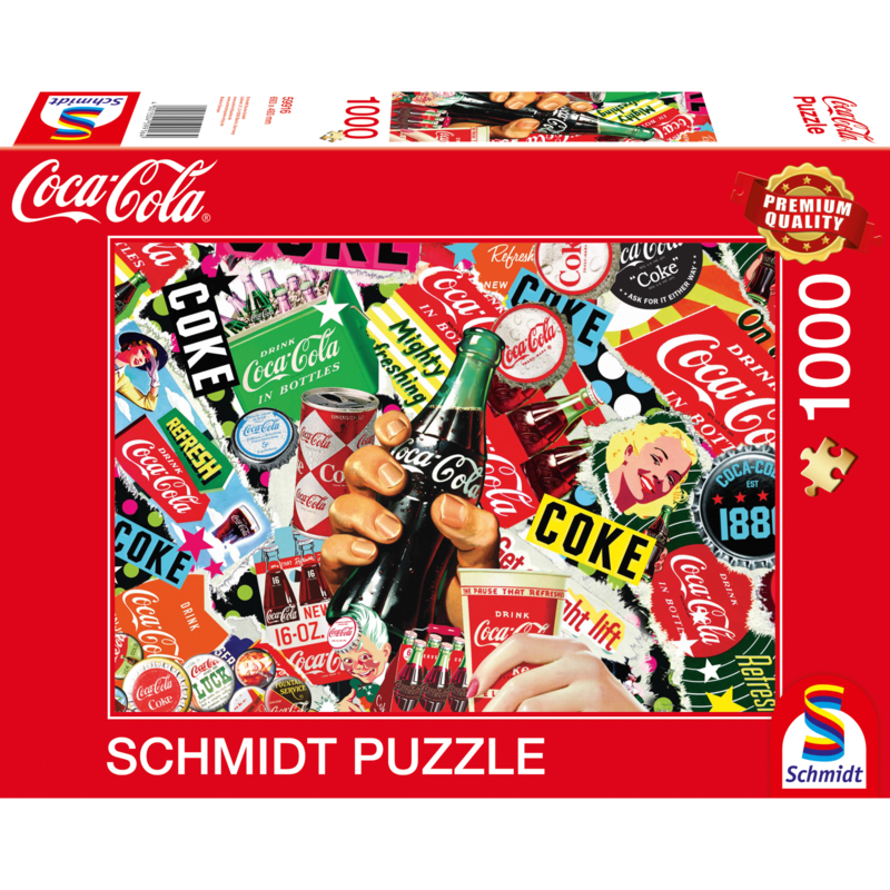 Schmidt Spiele Coca-Cola is it! Puzzle, 1000 Teile