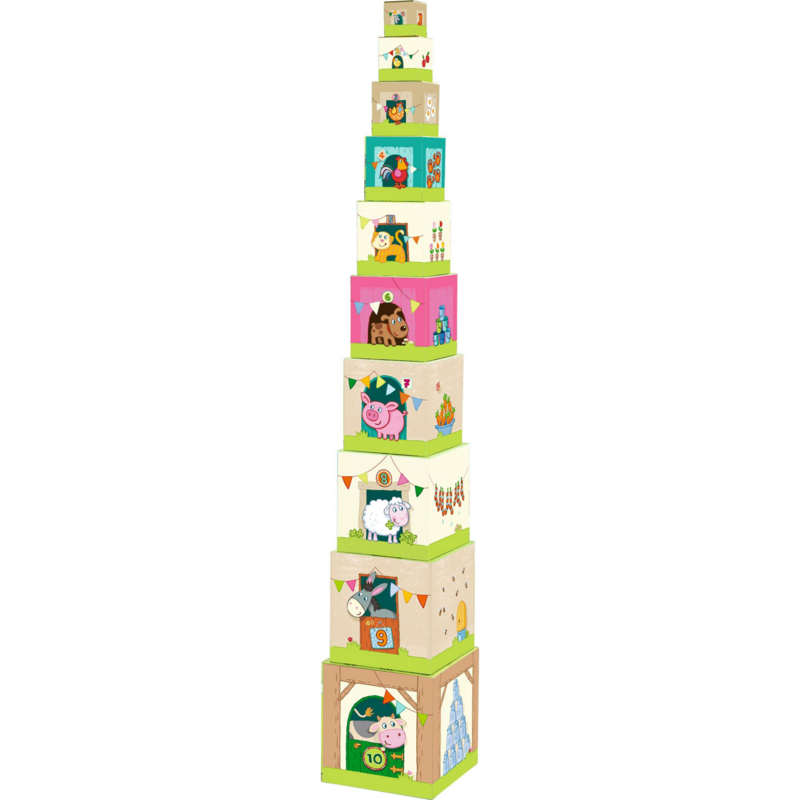 Stapelwürfel Auf dem Land Würfel