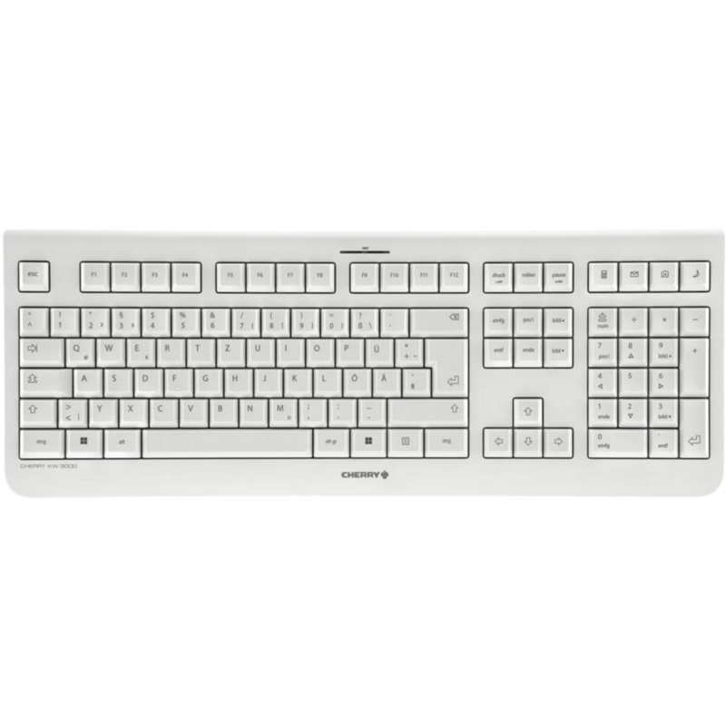 CHERRY KW 3000 Tastatur, weiß