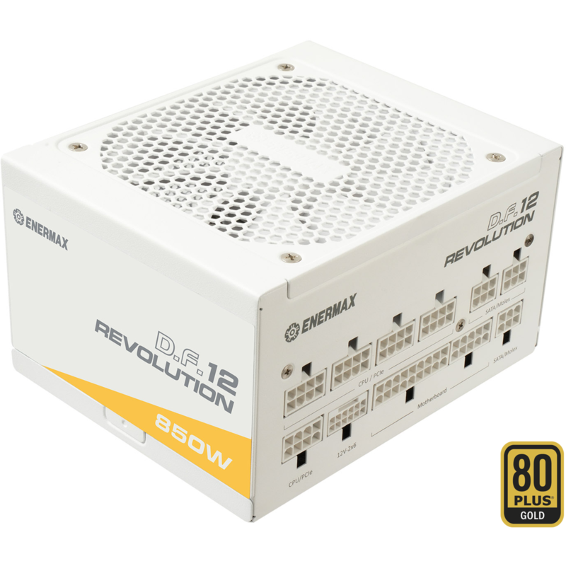 Enermax Revolution D.F.12 WHITE 850W PC-Netzteil, weiß, 1x 12-Pin GPU