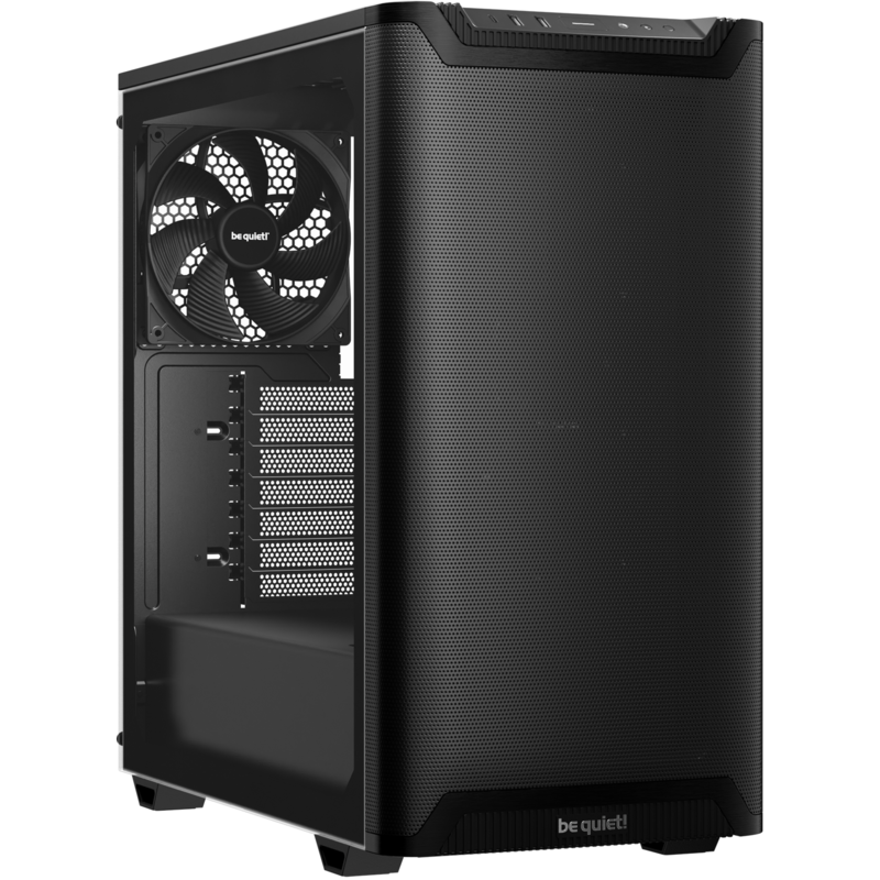 be quiet! PURE BASE 501 Airflow Window Tower-Gehäuse, schwarz, Tempered Glass