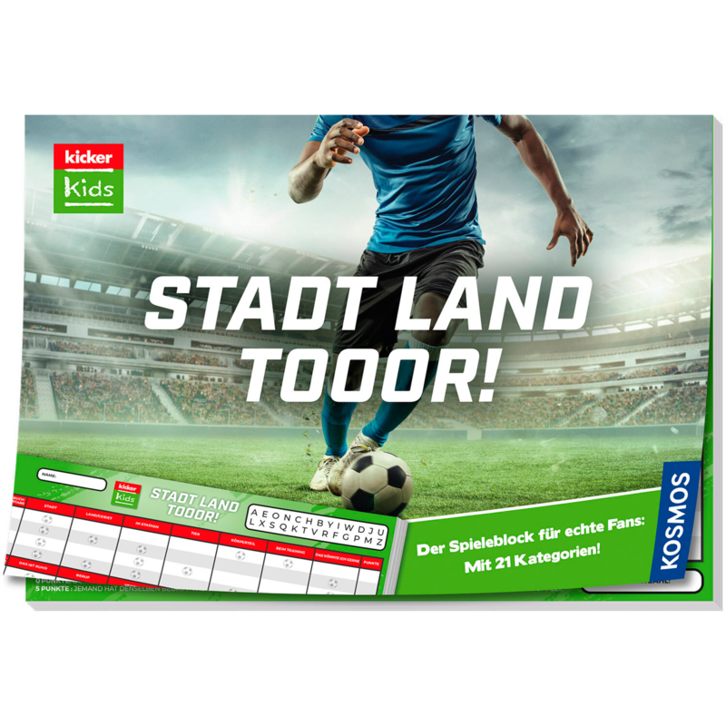 Kosmos Kicker Kids: Stadt - Land - Tor! Rätselspiel