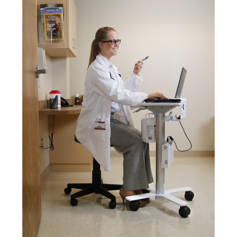 Ergotron StyleView SV10 Laptop Wagen Trolley, weiß